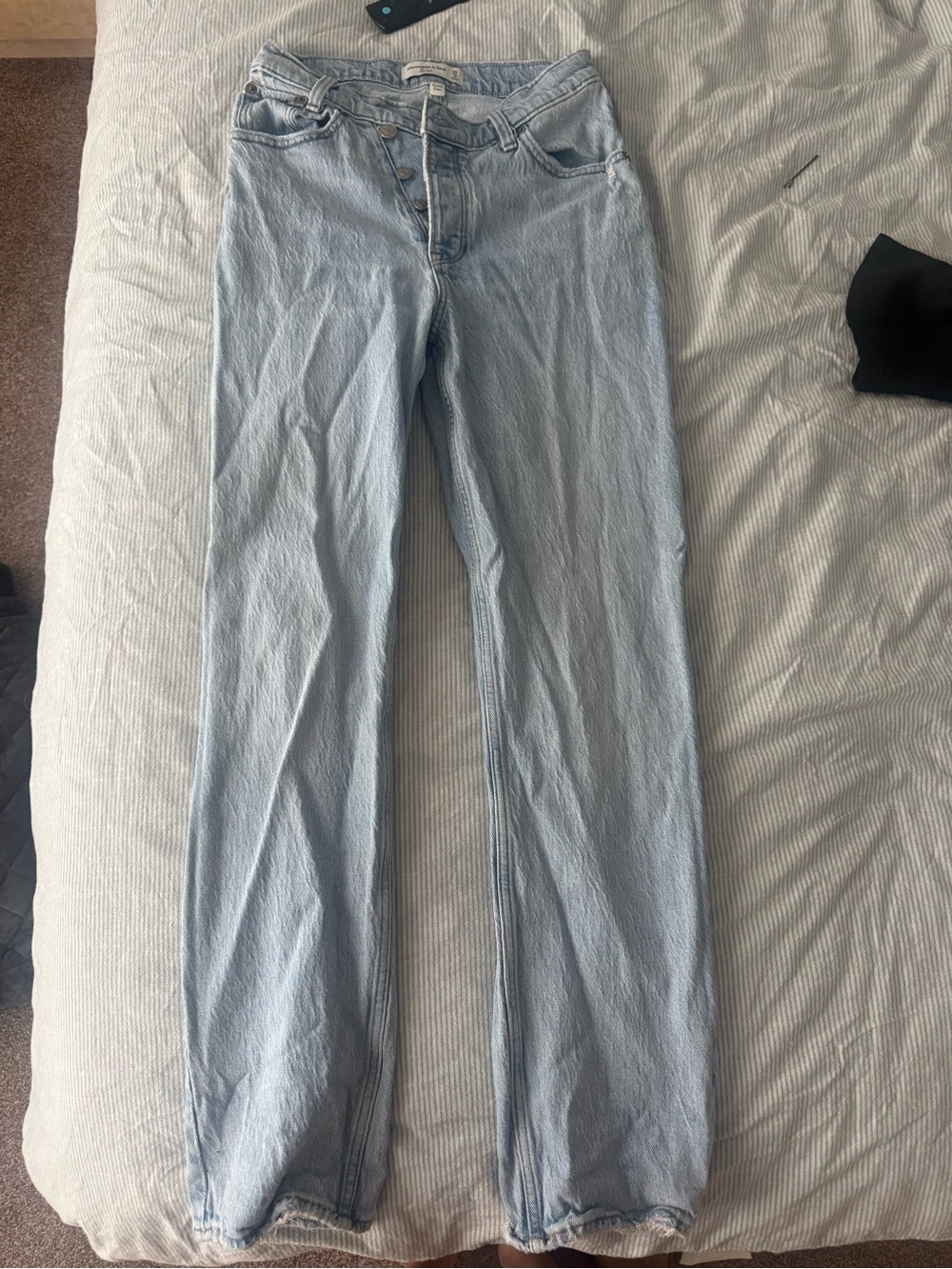 Abercrombie & Fitch The Dad High Rise Curve Love
